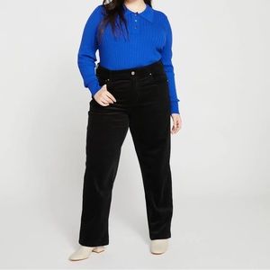 NWT Universal standard Cassidy High Rise Straight Corduroy Pants